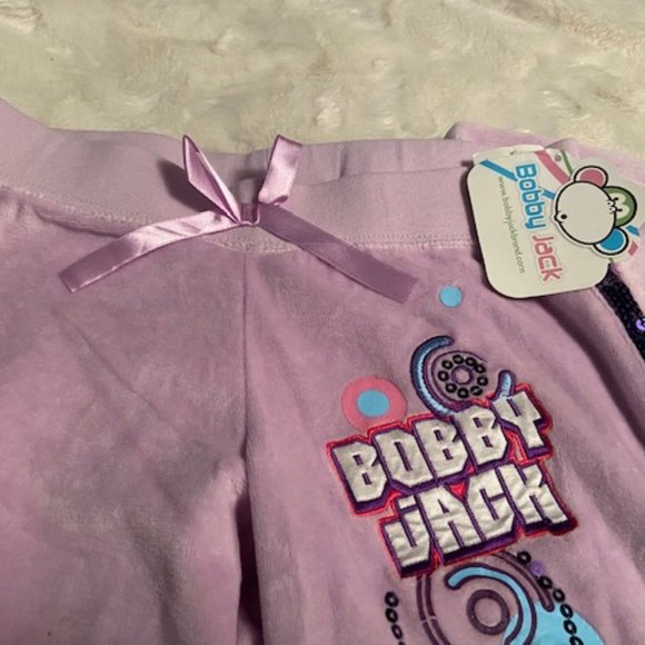 Bobby Jack Velour Pants Girls Size 10/12 NWT - Picture 5 of 11